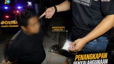 Satresnarkoba Polresta Pekanbaru Ungkap Peredaran Sabu di Kampung Terendam, 2 Pria Ditangkap