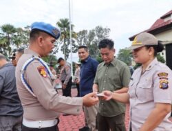Tingkatkan Disiplin dan Profesionalisme, Subdid Provos Bidpropam Polda Riau Laksanakan Gaktiblin di Polres Rohil