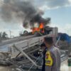 Polsek Singingi Tindak Tegas Aktivitas PETI di Desa Kebun Lado, 5 Unit Rakit Dimusnahkan