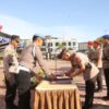 Prosesi Sertijab dan Kenal Pamit Lima Pejabat Polres Dumai Berlangsung Khidmat