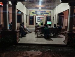 Polsek Bangko Pusako Gelar Nonton Bareng Final Piala Dunia 2026, Pererat Kebersamaan dan Jaga Kamtibmas