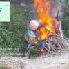 Respon Cepat Laporan Call Center 110, Polres Kuansing dan Polsek Kuantan Tengah Tindak Aktivitas PETI di Hutan Lindung