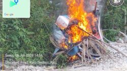 Respon Cepat Laporan Call Center 110, Polres Kuansing dan Polsek Kuantan Tengah Tindak Aktivitas PETI di Hutan Lindung
