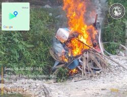 Respon Cepat Laporan Call Center 110, Polres Kuansing dan Polsek Kuantan Tengah Tindak Aktivitas PETI di Hutan Lindung
