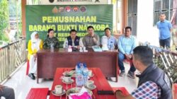 Polres Kuansing Musnahkan 50,67 Gram Sabu, Tegaskan Komitmen Berantas Peredaran Narkotika