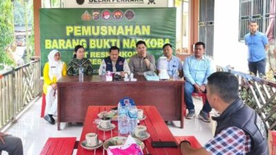 Polres Kuansing Musnahkan 50,67 Gram Sabu, Tegaskan Komitmen Berantas Peredaran Narkotika