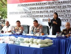 Polda Riau Musnahkan Narkoba Rp69,7 Miliar, Gagalkan Jaringan Internasional dan Selamatkan Hampir Sejuta Jiwa