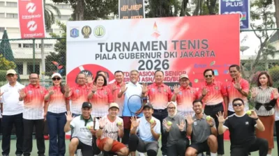 Bangun Soliditas Melalui Olahraga, Kementerian ATR/BPN Berpartisipasi Dalam Turnamen Tenis Piala Gubernur DKI Jakarta 2026