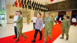 Kapolri Hadiri Silaturahmi Strategis Pimpinan Lembaga Negara di Mabes TNI AL