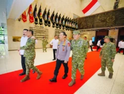 Kapolri Hadiri Silaturahmi Strategis Pimpinan Lembaga Negara di Mabes TNI AL