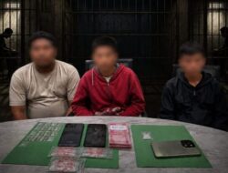 Polresta Pekanbaru Gerebek Lokasi Penyalahgunaan Narkoba Jenis Sabu, 3 Tersangka Ditahan