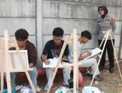 Bukan Cuma Ungkap Kasus, Polres Metro Tangerang Kota Gelar Lomba Melukis