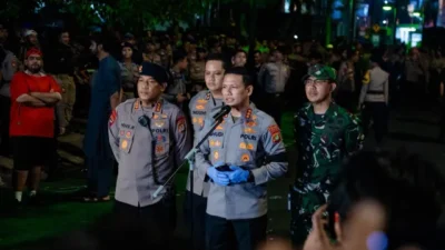 Penyampaian Aspirasi Berakhir Aman, Polisi Dalami Temuan Pisau dan Golok