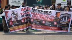 Massa Sampaikan Aspirasi di PN Jaksel, Minta Praperadilan Febrie Adriansyah Ditolak