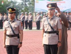 Kapolres Rohil Pimpin Sertijab, AKP Fikri Kurniawan Jabat Kasat Lantas Baru