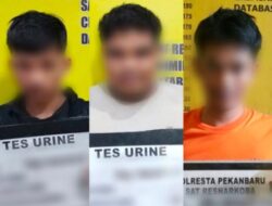 3 Pria Diamankan Polisi di Pekanbaru, Total 12,46 Gram Sabu Disita