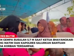 Bhayangkari Peduli, Berikan Bantuan dan Trauma Healing bagi Warga Terdampak Gempa di Manggarai Timur