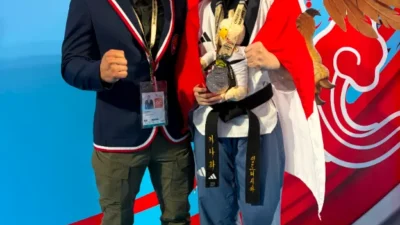 Anak Bogor Di Podium Asia: Kinara Abbabiel Raih Perak Kejuaraan Taekwondo Internasional Di GBK