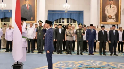 Panglima TNI Hadiri Pengukuhan Paskibraka Tingkat Pusat Tahun 2026