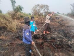 Karhutla di Kerumutan Pelalawan Masih Menyala, Helikopter BNPB Diterjunkan Bantu Padamkan Api