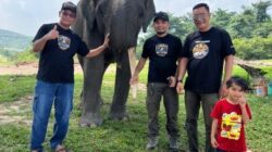 Dalam Rangka HUT RI ke-81, XCI Lancang Kuning Sapa Gajah di PLG Minas