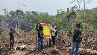 Ditinggal Makan, Api Membesar dan Hanguskan Kebun Karet, Pria Asal Air Molek Jadi Tersangka