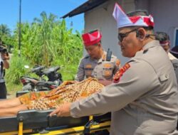 Polres Dumai Bersama Polda Riau Evakuasi Lansia Sakit Menahun dalam Kegiatan Ekspedisi Merah Putih Presisi