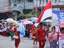 Kapolres Rohil Hadiri Karnaval HUT ke-81 RI, 61 Peserta Meriahkan Bagansiapiapi