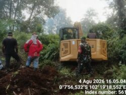 Terjunkan Water Bombing, Kapolres Pelalawan Pimpin Padamkan Karhutla 10 H di Kerumutan