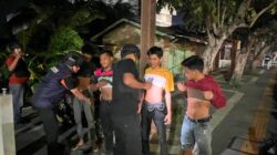 Patroli Malam Tim Raga Polres Kampar Berjalan Aman, Nihil Gangguan Kamtibmas