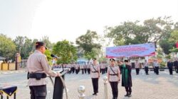Kapolres Inhu Pimpin Sertijab Kasat Lantas, Ini Penggantinya