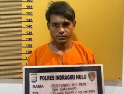 Sempat Kabur ke Inhil, Satreskrim Polres Inhu Bekuk Pelaku Curanmor di Kampung Besar Seberang