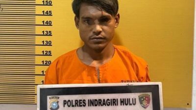 Sempat Kabur ke Inhil, Satreskrim Polres Inhu Bekuk Pelaku Curanmor di Kampung Besar Seberang