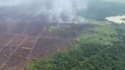 Patroli Udara Kapolda Riau Fokus ke Pangkalan Kerinci, Satu Hotspot Masih Terdeteksi
