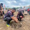 Sinergi Polri dan Masyarakat, Polsek Medang Kampai Gelar Tanam Jagung Dukung Ketahanan Pangan