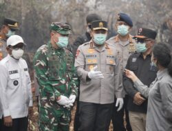 Kapolda Riau dan Pangdam Tuanku Tambusai Water Bombing Karhutla di Pelalawan