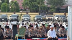 Kabut Asap Selimuti Inhu, Polres Gelar Sholat Minta Hujan dan Imbau Warga Stop Bakar Lahan