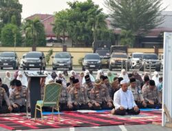 Kabut Asap Selimuti Inhu, Polres Gelar Sholat Minta Hujan dan Imbau Warga Stop Bakar Lahan