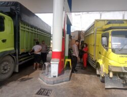 Polsek Kuantan Mudik Patroli SPBU Koto Gunung, Pastikan Penyaluran BBM Tepat Sasaran