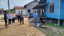 Sinergi Polri dan Puskesmas, Polsek Rantau Kopar Turun Fogging Tekan DBD