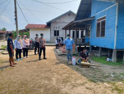 Sinergi Polri dan Puskesmas, Polsek Rantau Kopar Turun Fogging Tekan DBD