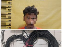 Kabel PJU di Yos Sudarso Raib, Dishub Rugi Rp12,6 Juta, Satu Pelaku Diamankan