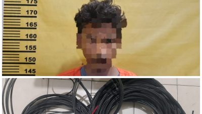 Kabel PJU di Yos Sudarso Raib, Dishub Rugi Rp12,6 Juta, Satu Pelaku Diamankan