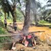 Lapor 110, Polsek Hulu Kuantan Musnahkan 3 Alat Tambang Ilegal di Sumpu