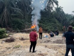 Tindaklanjuti Laporan Perusahaan, Polsek Kuantan Mudik Tertibkan Aktivitas PETI di Kuantan Mudik