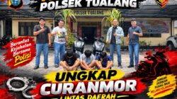 Curanmor Lintas Daerah Terbongkar, 3 Orang Ditangkap Polsek Tualang