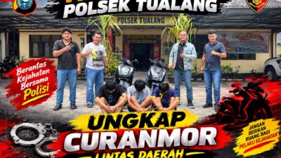 Curanmor Lintas Daerah Terbongkar, 3 Orang Ditangkap Polsek Tualang