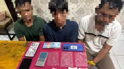 Sabu 18,13 Gram Disita di Mobil Xenia, 4 Orang Termasuk Bandar Ditahan Polres Siak