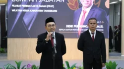 Kepala Kantor Pertanahan Kabupaten Tangerang Lantik Empat PPAT
