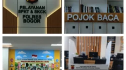SPKT Polres Bogor Tampil Lebih Humanis, Ruang Pelayanan Dilengkapi Pojok Baca